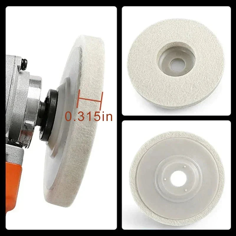 🎁Wool Felt Polishing Wheel Disc