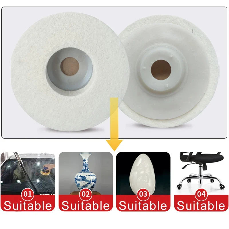 🎁Wool Felt Polishing Wheel Disc