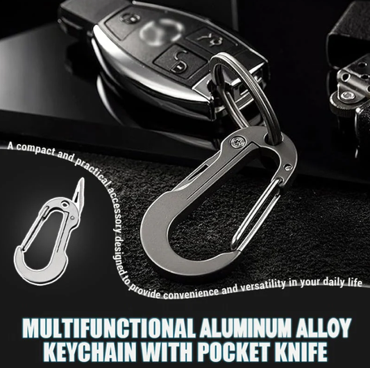 Multifunctional 7075 Aluminum Alloy Keychain