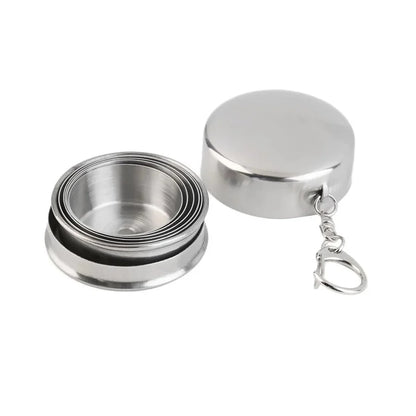 🔥HOT SALE🔥Stainless Steel Telescopic Cup Portable Outdoor Travel Camping Folding Cup