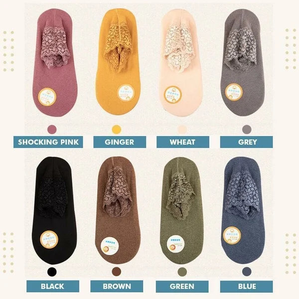 Buy 1 Pair Get 1  Pair Free🎁New Fashion Lace Warmer Socks