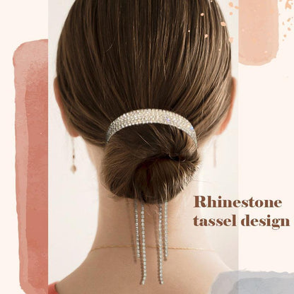 ELEGANT RHINESTONE TASSEL HEADDRESS ✨