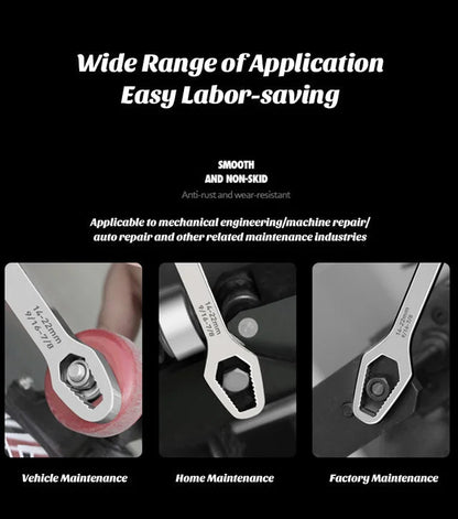 Multifunctional Double Offset Ring Spanner