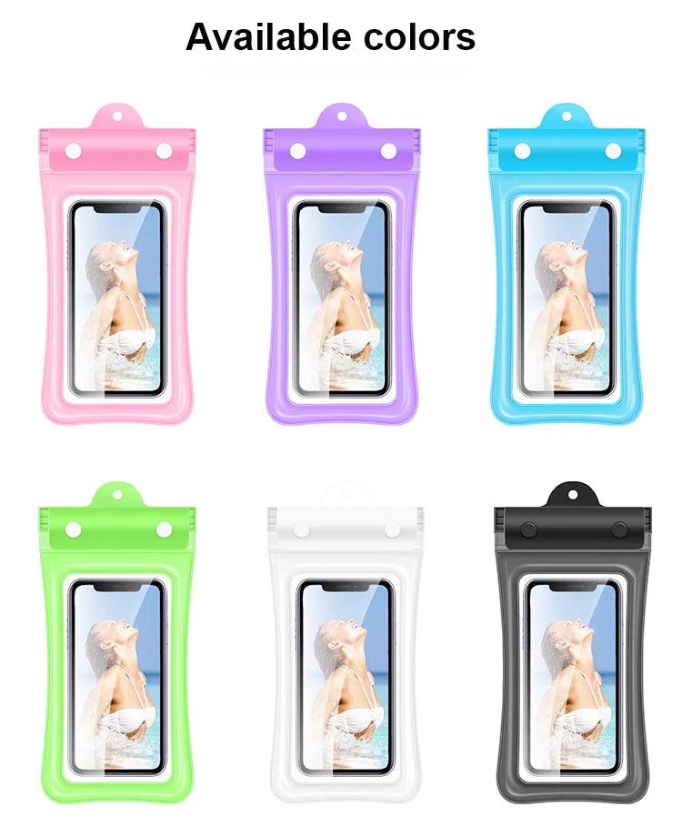 Strong waterproof Mobile Phone Touch Screen Drift Airbag Protective Bag
