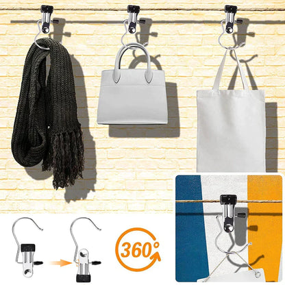 🔥Hot Sale！Heavy Duty Hanging Hooks Clips