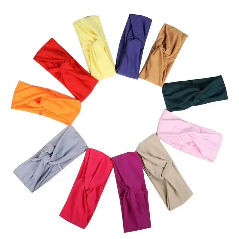 Absorbent Cycling Yoga Sport Sweat Headband Sweatband For Women