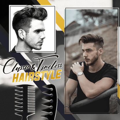 Professional Wide-Tooth Anti-Static Double-Sided Comb (✨2 Styles/Pack)