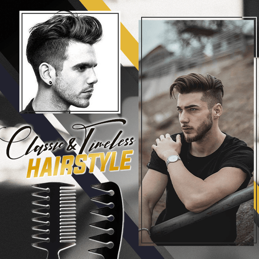 Professional Wide-Tooth Anti-Static Double-Sided Comb (✨2 Styles/Pack)