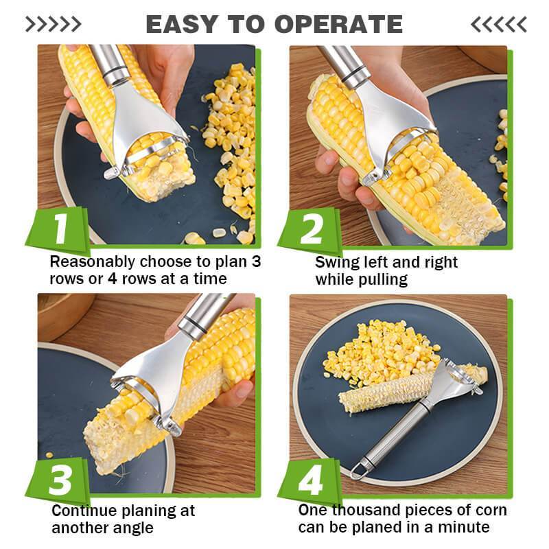 Premium Stainless Steel Corn Peeler