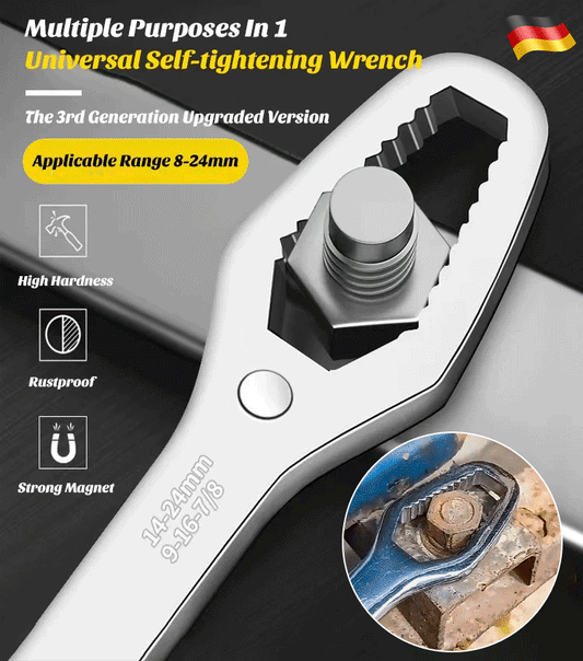 Multifunctional Double Offset Ring Spanner