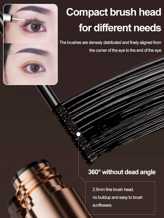 2026 NEW💖Upgrade Waterproof fiber long curl fine brush quick drying mascara