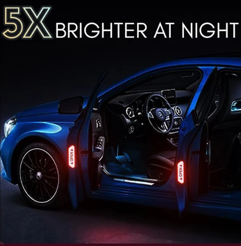 Car door reflective stickers