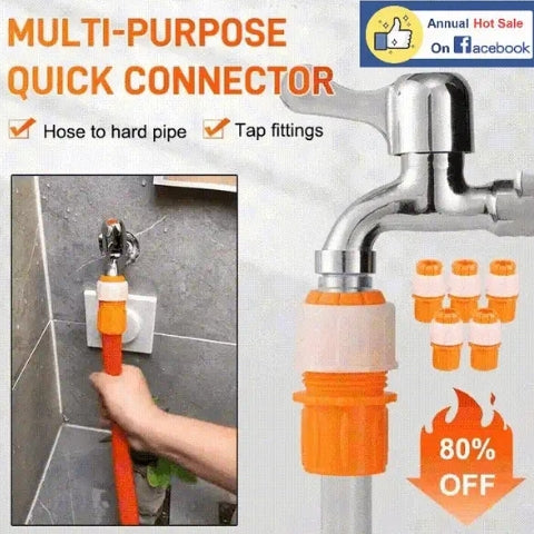 Facet hose connector